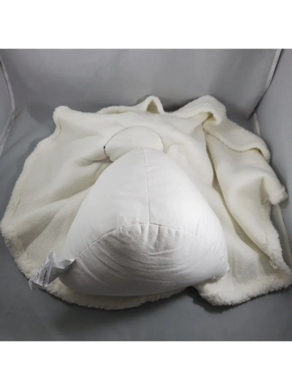 Ghost Pillow w/ Witches Hat & Sherpa Tunic Halloween Decoration New with Tag 16